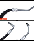 Power Steering Pressure Hose Line Assembly For Cadillac DTS And Buick Lucerne 2006 To 2011 4.6L V8 With O Ring Pump To Gear Rack Replacement