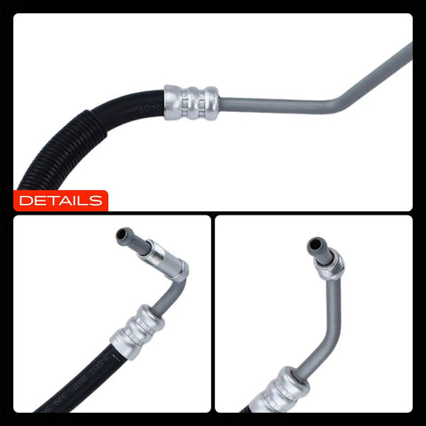 Power Steering Pressure Hose Line Assembly For Cadillac DTS And Buick Lucerne 2006 To 2011 4.6L V8 With O Ring Pump To Gear Rack Replacement