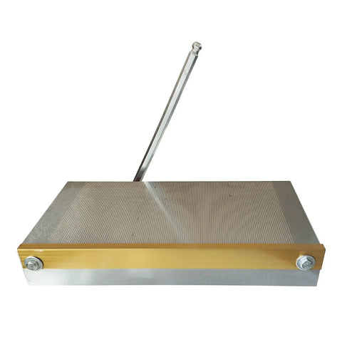 Permanent Magnetic Chuck For Milling And Grinding, 6 By 12 Inch Lathe Magnet with lever, N42-N45 steel, heavy duty workholding for metal machining.
