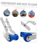 Adjustable Keel Roller With Steel Frame Brackets For Boat Trailer And Rubber Wheel Sealed Bearing Design For Easy Trailer Loading