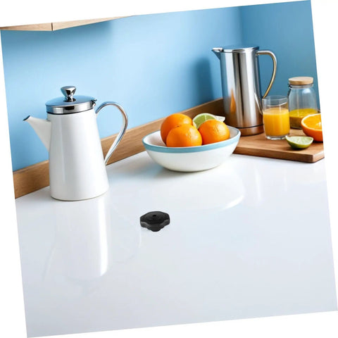Upgrade Your Kitchen Game With These Badass Bakelite Pot Lid Handles For Pressure Cookers And Pans Heated Resistant Explosionproof Knobs That Fit Almost Any Cookware Set Perfectly For Smooth Cooking Sessions. black bakelite pot lid knob on white cooker lid