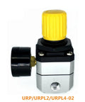 Oil Filter Regulator For URPL2 URPL4-02 And URPL4-02BG 1 Piece Inline Oil Pressure Regulator Valve with yellow adjuster