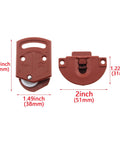 Two Pairs Classic Wardrobe Sliding Door Roller Gear Track Panel Internal Kit With Nylon Silent Pulleys, Durable Brown Plastic