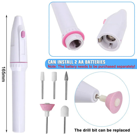 Electric drill pen for 53 Piece Hobby Model Tools Kit for Cutting Sanding Carving and Assembly with interchangeable heads