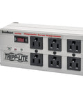 Isobar 6 Ultra Three Stage Surge Protector with six outlets, isolated filter banks, and diagnostic LEDs for computer and telecom protection.