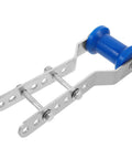 Adjustable Boat Trailer Roller Bracket Kit With Keel Guide For Marine Vessel Hull Support Steel Rubber Sealed Bearing single blue roller