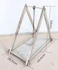 Momentum Conservation Physics Lab Kit For Classroom Demonstrations with steel board and car model, dimensions 49.5x28.5x43cm