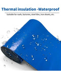 Waterproof Self Adhesive Repair Tape For Indoor And Outdoor Use One Press Easy Fix Wall Cracks And Roof Leaks Leakproof Seal Heat Insulation Shield Blue Tape 10cm X 10m Weatherproof Adhesive For Homes And More.