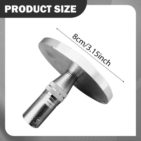 Heavy Duty Linear Actuator End Connector Kit With Aluminum Plate And Suction Cup Adapter, M8 Mount, DIY End Plug For Metal Construction Projects, 80mm Compatibility, Pro Grade Plate For Reciprocating Actuators, 8cm/3.15in size