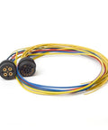 Hella Torquey 9Kw Air Cooled Cnc Spindle Motor 220V 380V For Router Engraving Machining wiring harness with connectors and colored wires.