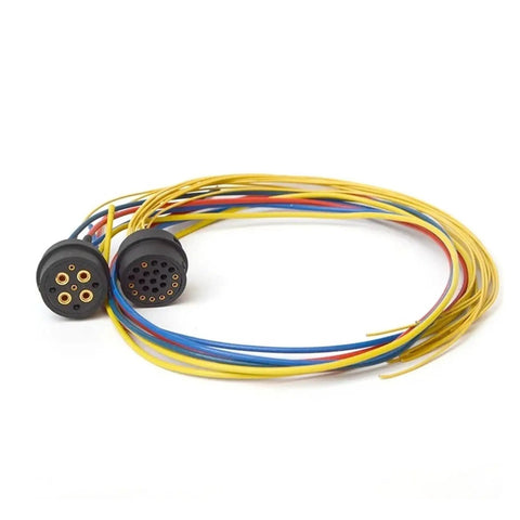 Hella Torquey 9Kw Air Cooled Cnc Spindle Motor 220V 380V For Router Engraving Machining wiring harness with connectors and colored wires.