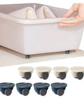 4 Pack Adhesive Swivel Casters Furniture Wheels Castors with storage bin and hand