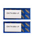 Grooving Cutoff Carbide Inserts MGMN300 M 3mm thick, 5.5mm cutting width in blue storage boxes, pack of 20 for CNC turning.