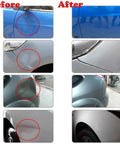 Before and after car dent repair using Paintless Dent Repair Tool Dent Puller Kit With Pro Grade Induction Heater Hotbox And Digital Display Power And Time Control For Auto Body And Motorcycle Dent Removal