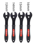 2mm Thick Low Profile Bike Cone Wrench Set For Tapered Hubs Four Piece Pro Shop Grade Carbon Steel Spanners In 13 14 15 16mm