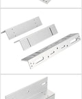 Heavy Duty Magnetic Door Lock With Z And L Brackets Built Tough, 600 Pounds Holding Force, 12V Fail Safe NC, installation brackets