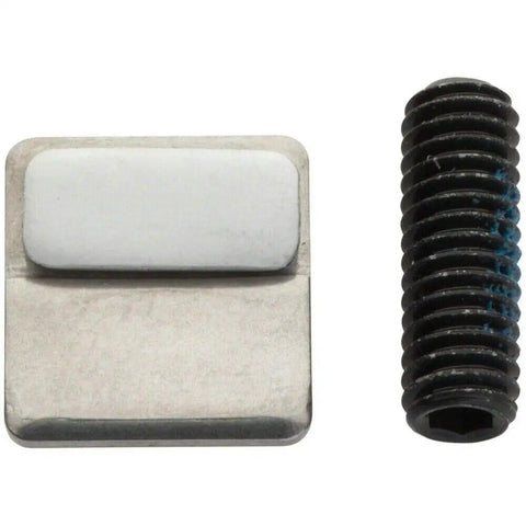 Front Derailleur Bolt and Plate Kit for R8000 Series Replacement, Pro Grade Steel and Aluminum Hardware for Smooth, Precise Shifting, Durable, Easy Install, No Fuss, black bolt and silver plate