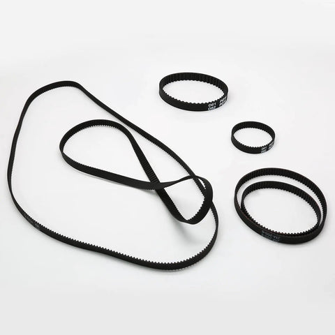 Six Pack 2GT Timing Belts For 3D Printers 6mm Wide Closed Loop Rubber Drive Belts With Round Tooth Profile