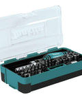 47 Piece Ratchet And Bit Set With Compact Carrying Case Featuring Phillips Torx Slotted Hex And Square Bits And Sockets Ideal For DIY Projects