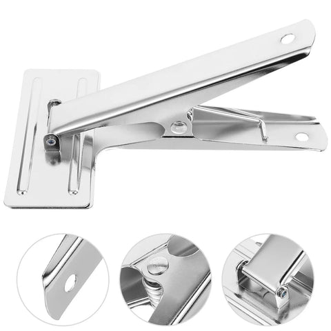 Heavy Duty Metal Sewing Bed Cloth Clamps For Hemming And Fabric Quilting Workholding Tools, shown from the front with silver finish.