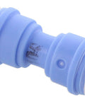 Close-up of Water Line Quick Connector For Refrigerator OEM Part WR02X11330 5/16 Inch To 5/16 Inch Plastic Connector For GE Refrigerators