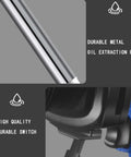 Imoynbr 92Cm Stainless Steel Cordless Electric Oil Drum Pump for Diesel, showing durable metal oil extraction pipe and quality switch.