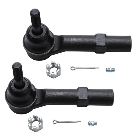 Close-up of tie rods from 4WD Front End 16Pc Suspension Kit For Chevy Silverado Sierra GMC Yukon XL Suburban Tahoe Avalanche Escalade