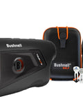 V7 Shift Golf Rangefinder Patriot Pack With Slope Compensation And 1300 Yard Range 6X Magnification Magnetic Mount shown with case