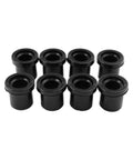 Heavy Duty Suspension Upper Lower A Arm Control Lever Flanged Sleeve Bushings Isolators Kit Eight Piece Replacement M158746 set of black bushings