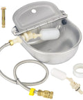 Automatic Animal Drinking Water Bowl With Float Valve Stainless Steel Kit For 1 To 5 Cattle Horses Sheep And Sows Water Saver