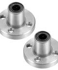 uxcell LM6UU round flange linear bearings, 6mm bore, 12mm OD, 19mm length, pack of 2.