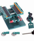 Rotatable LCD Screen Separator Heating Tool with suction cup and adjustable clamp for mobile phone repair, green metal unit