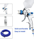 360 Degree Swivel One Quarter Inch Hose Joint For Airless Paint Sprayers Stainless Steel Connector With No Kink Rotation High Pressure Spray Gun Attachment Durable Rustproof 2 Pack For Hose And Sprayer attached to spray gun