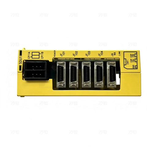 Beefed Up CNC I O Module Output Circuit Board for Industrial Control Systems, Compatible With A02B 0323 C205 C204 C209 Units, Durable Plug and Play Spare Part for CNC Machines, Stable Signal Transmission, Easy Mount, Standard Port Layout black and yellow connector ports