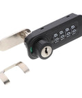 Mechanical Combination Door Latch Password Lock For Steel Cabinets And Lockers, Portable Anti-Theft Vertical Cam Lock shown