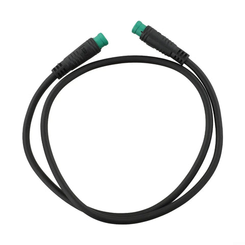 Check Out This Cool 510 Mm E Bike Display Extension Cable With 2 Inch Length That Fits 5 Pin Scooter Dashboard Wiring Perfectly For Easy Upgrades And Super Smooth Ride Control Without Any Mess Or Hassle. black 5 pin e-bike display extension cable, 510 mm, with green connectors