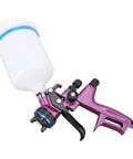 Lightweight HVLP Paint Spray Gun Built With An Ergonomic Handle and Grippy Texture for DIY projects with 600ml cup.