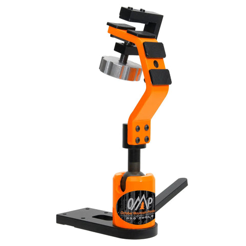 Versa Cradle Bow Vise With Versa Clamp Combo For Archery And Crossbow, 360 Degree Locking Ball Head, Heavy Duty Cam Lock Lever System, Powder Coated Steel With Polyurethane Limb Pads, Mounts To Bench Or Workbench