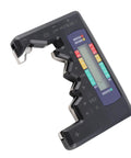 Color LCD Battery Checker With Three Color Readouts For AA AAA C D 9V And 1.5V Cells Handy Home Battery Tester And Capacity Meter For Rechargeables Or Alkaline Batteries, handheld black plastic