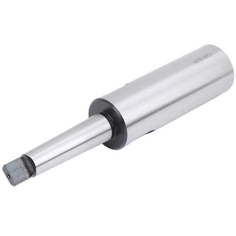 Steel MT3-MT4 taper sleeve adapter; lengthened reduction sleeve for lathe and milling CNC machines