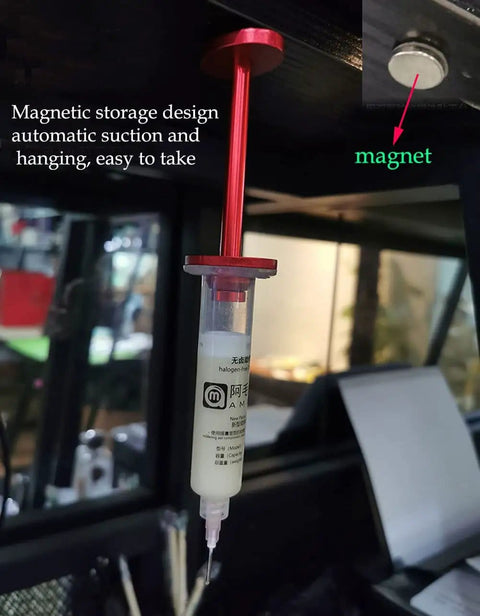 Solder Paste Booster Kit For Mobile Phone PCB BGA Reballing And Pro Grade Soldering Flux Set with magnetic storage feature