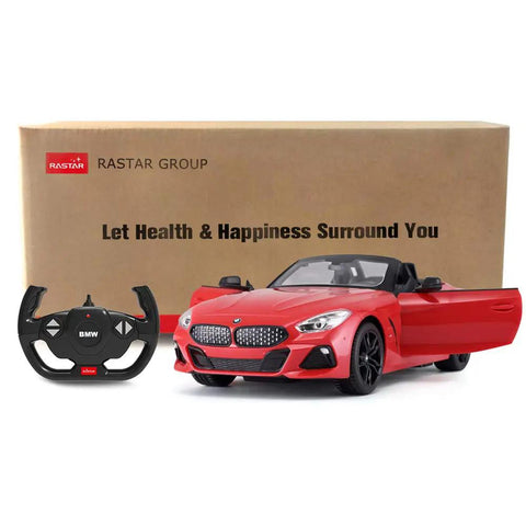 BMW Z4 1/14 Scale Remote Control Convertible Roadster In Red with Remote and Packaging Box