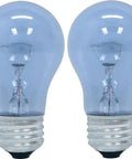 Reveal HD Appliance Light Bulb 40 Watt, 320 Lumens, A15 Medium Base, Clear Glass, 2 Pack Oven Light Bulbs for ovens and stoves