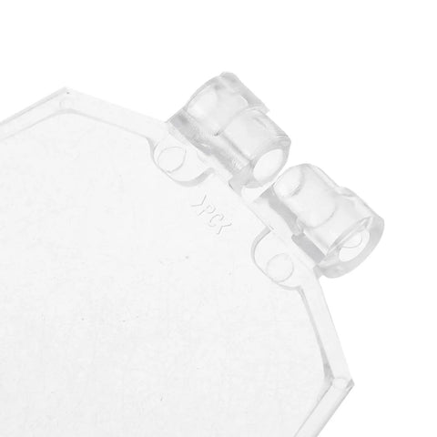 Close-up of Clear Eye Safety Guard For Bench Grinders, showing transparent shield with installation holes, easy to fit.