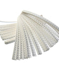 1000 Pieces 0603 SMD Patch Resistor Kit With 50 Value Types Ranging From 620 Ohm To 220K Ohm, 5 Percent Tolerance, white strips