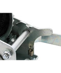 Close-up of corrosion-resistant metal gear of Beefy Steel Marine Towing Winch With 1,200-Pound Capacity And 20-Foot UV-Resistant Strap