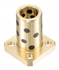 Pro Grade Sleeve Bearings With Square Flanged Heads Featuring Hassle Free Self Lubricating Graphite Bushings 12mm Bore And 18mm OD Plus 35mm Length for smooth motion