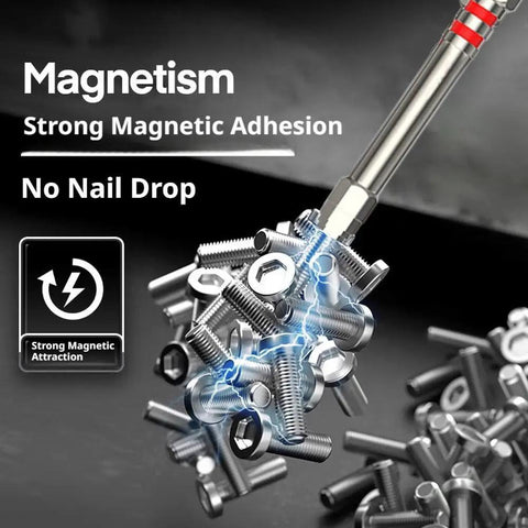 Versatile 6Pcs Pagoda Screwdriver Bits Set With Magnetic Hex Shank And Step Design For Electric Drills Includes Multiple Size Options To Tame Any Tough Job Without Swapping Bits All The Time, magnetic steel bit gripping screws