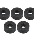 5 Pack Rubber Bumpers For Gym Equipment And Home Furniture With Quiet Shock Absorption And Anti Vibration Pads shown on white background