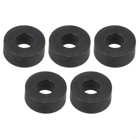 5 Pack Rubber Bumpers For Gym Equipment And Home Furniture With Quiet Shock Absorption And Anti Vibration Pads shown on white background
